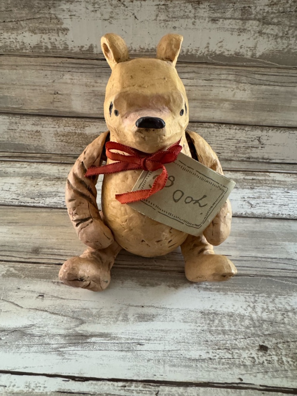 Winnie The Pooh Figurine Disney Designed By Charpente With Jointed Arms & Legs